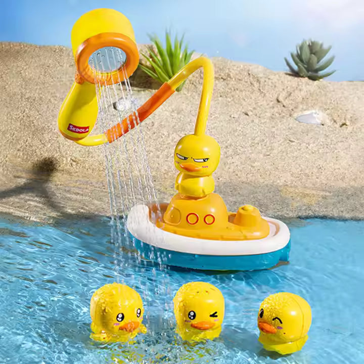 Badespielzeug mit Duschkopf in Entenform